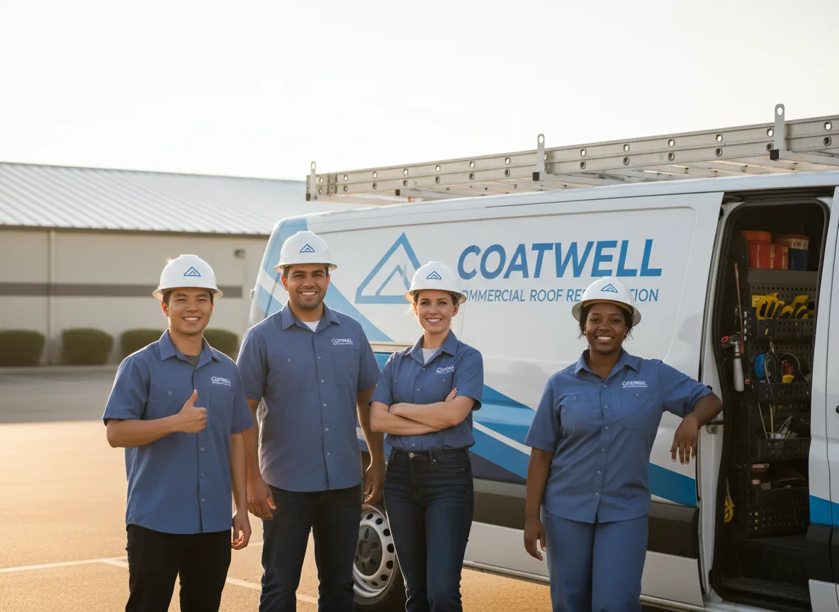 Commercial roof coating company in Fischer, TX